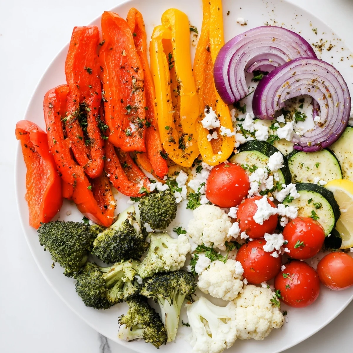 Roasted Appetizer Veggie Tray