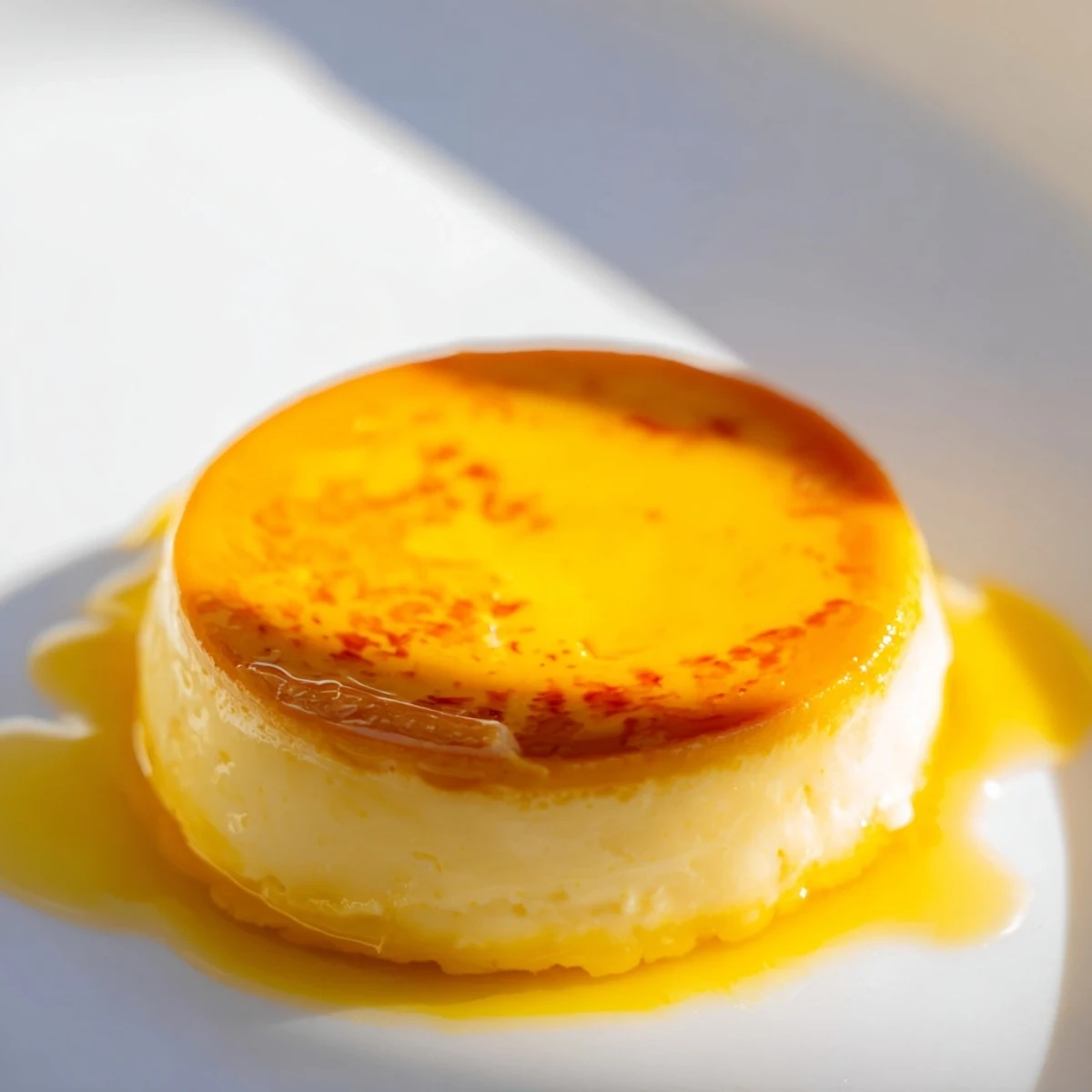 Serve chilled Classic Baked Milk Pudding topped with fresh berries for an elegant dessert on a cozy evening.