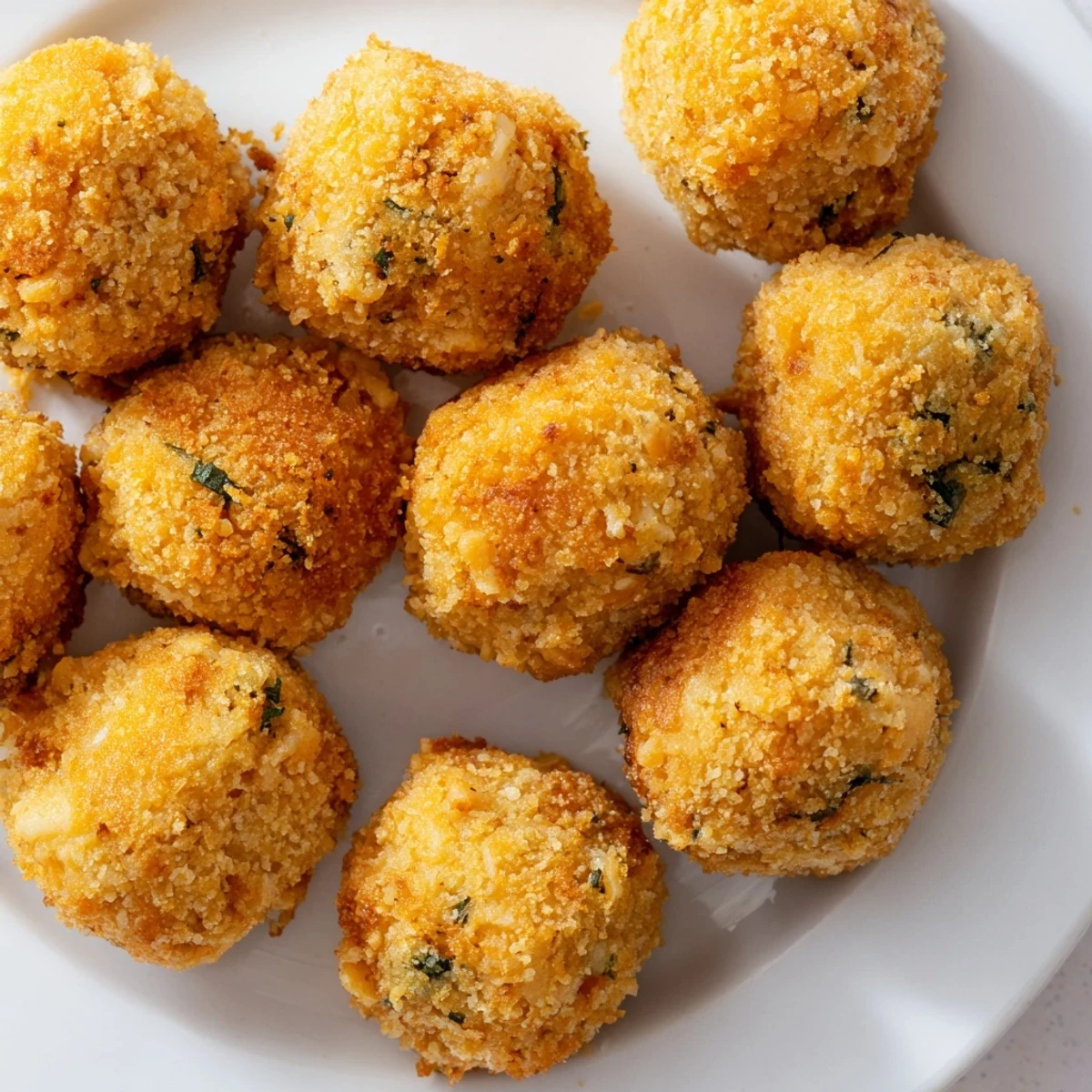 Southern style cornbread dressing balls with sage and celery served hot for holiday gatherings