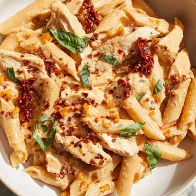 Sun Dried Tomato Chicken Pasta